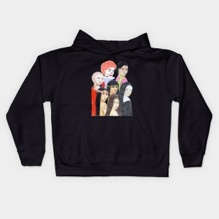 Many Faces, Many Lives- Blue Kids Hoodie